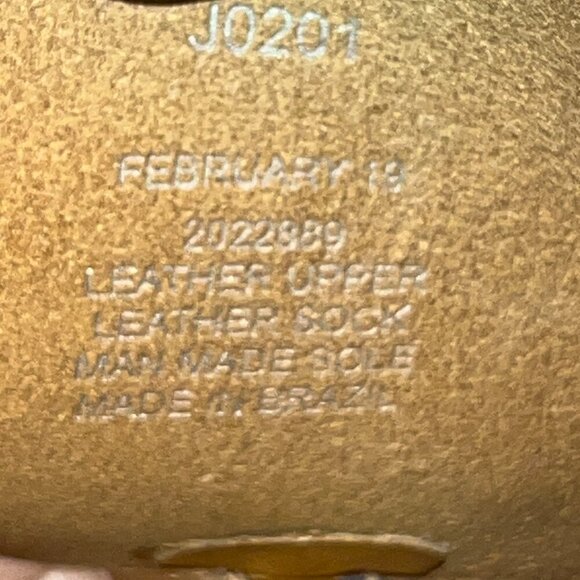 MADEWELL THE BOARDWALK POST SLIDE SANDAL in DESERT CAMEL LEATHER - EUC - Size 9 - Picture 7 of 7